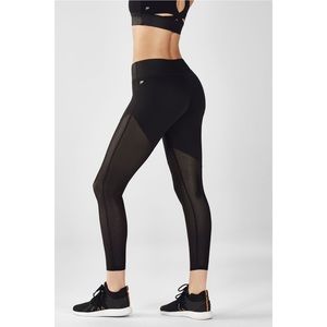 Fabletics Mid-Rise Mesh Leggings
